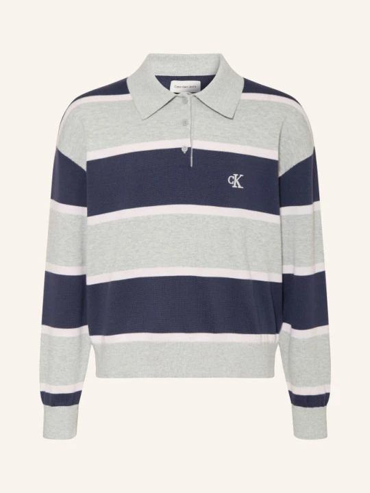 Zdjęcie produktu Calvin Klein Koszulka Polo Z Dzianiny grau szary