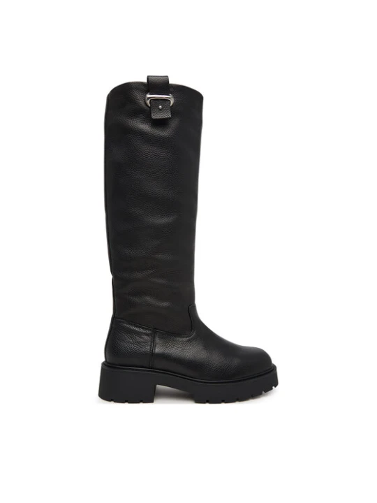 Zdjęcie produktu Calvin Klein Kozaki Chunky High Boot Lth Hdw HW0HW03201 Czarny