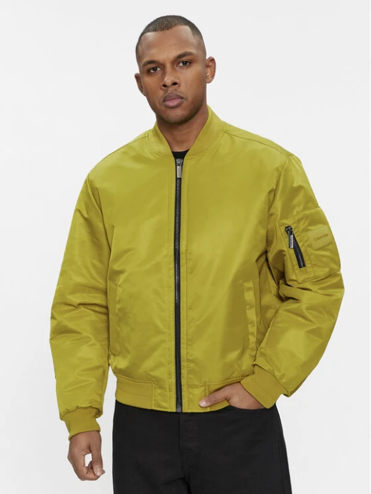 Zdjęcie produktu Calvin Klein Kurtka bomber Hero K10K109907 Zielony Relaxed Fit