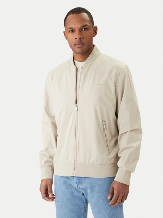 Zdjęcie produktu Calvin Klein Kurtka bomber LV040FM512 Beżowy Regular Fit