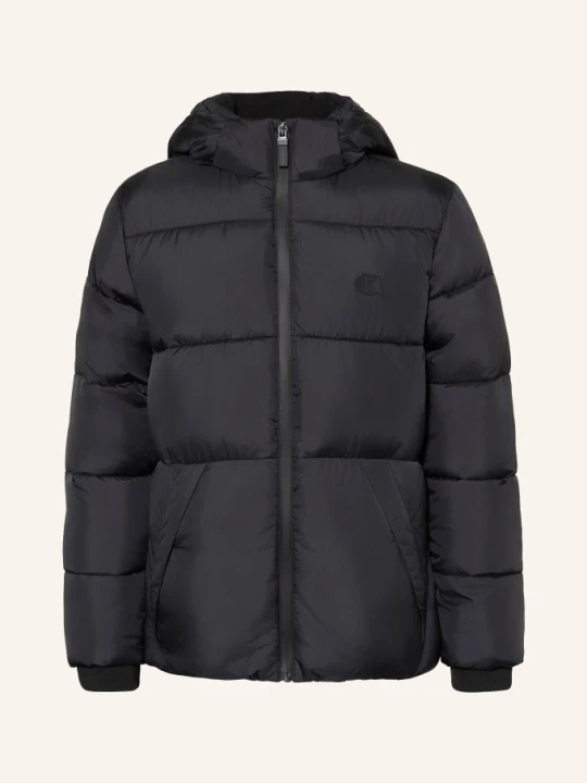 Zdjęcie produktu Calvin Klein Kurtka Pikowana Z Odpinanym Kapturem schwarz CZARNY