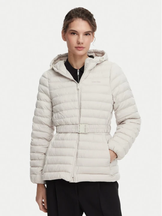 Zdjęcie produktu Calvin Klein Kurtka przejściowa LV044G504G Beżowy jasny Regular Fit