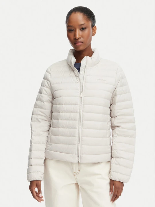 Zdjęcie produktu Calvin Klein Kurtka puchowa LV044G502G Beżowy jasny Regular Fit