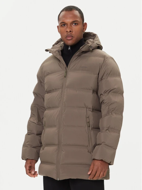 Zdjęcie produktu Calvin Klein Kurtka puchowa LV04LD516G Beżowy Regular Fit