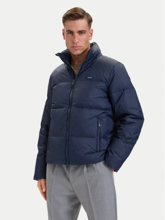 Zdjęcie produktu Calvin Klein Kurtka puchowa LV04LH502G Granatowy Regular Fit