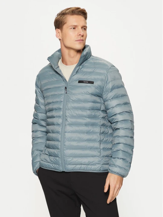 Zdjęcie produktu Calvin Klein Kurtka puchowa Quilted Lw Jacket K10K113474 Niebieski Regular Fit