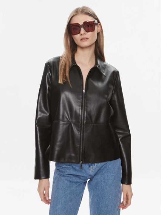Zdjęcie produktu Calvin Klein Kurtka z imitacji skóry K20K206311 Czarny Relaxed Fit