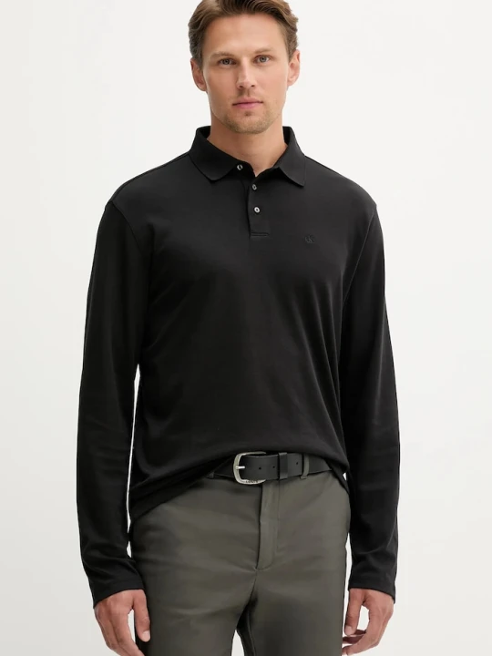 Zdjęcie produktu Calvin Klein longsleeve bawełniany czarny