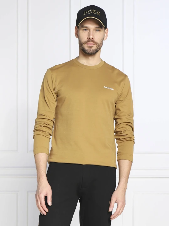 Zdjęcie produktu Calvin Klein Longsleeve MICRO LOGO | Slim Fit camel