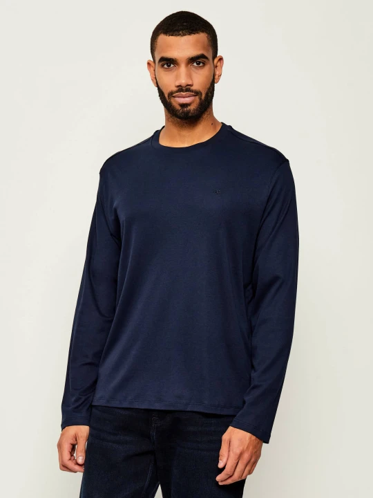 Zdjęcie produktu Calvin Klein Longsleeve SUPIMA INTERLOCK | Regular Fit granatowy