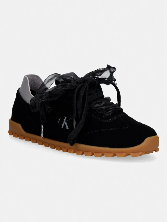 Zdjęcie produktu Calvin Klein LOW PROFILE RUN MG SUE DB LACES sneakersy damskie czarny
