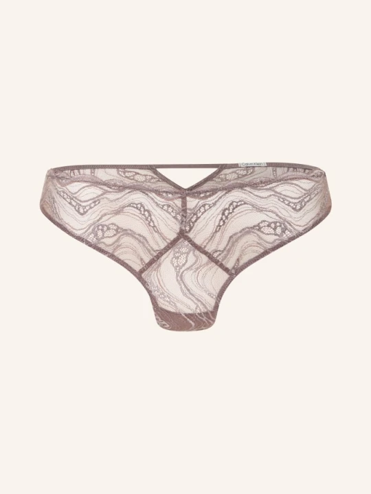 Zdjęcie produktu Calvin Klein Majtki Sensual Stretch Lace Z Wycięciem braun