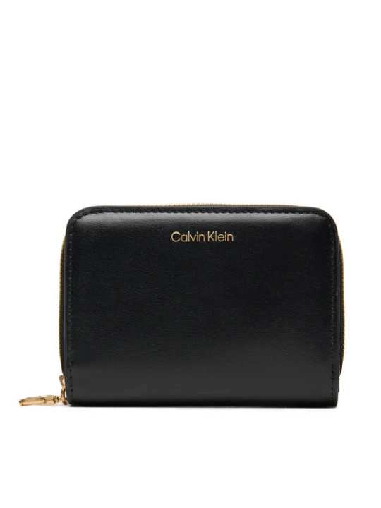 Zdjęcie produktu Calvin Klein Portfel Ck Medium Flap Zip Around LV04F1075G Czarny