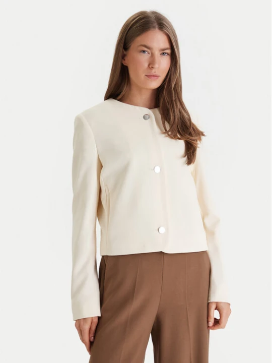 Zdjęcie produktu Calvin Klein Marynarka Lux Crepe Lady LV044F418G Żółty Regular Fit