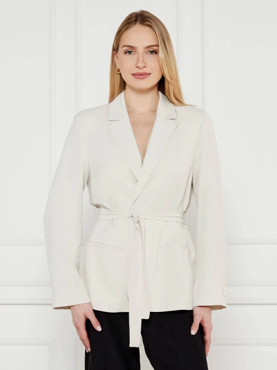 Zdjęcie produktu Calvin Klein Marynarka | Regular Fit ecru