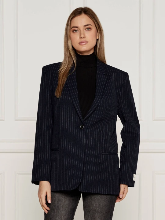 Zdjęcie produktu Calvin Klein Marynarka | Slim Fit | z dodatkiem wełny granatowy