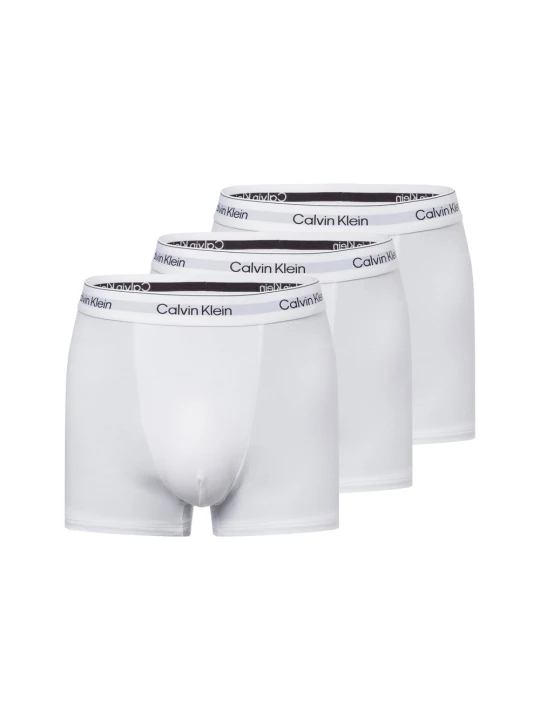 Zdjęcie produktu Calvin Klein kąpielówki w 3-paku Mężczyźni Bawełna biały