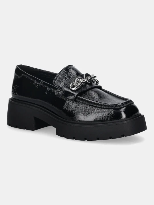 Zdjęcie produktu Calvin Klein mokasyny skórzane CHUNKY LOAFER HDW LTH czarny