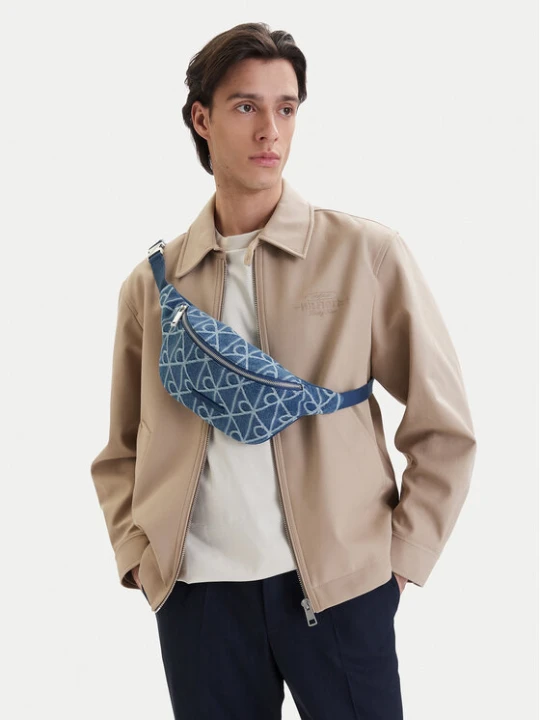 Zdjęcie produktu Calvin Klein Nerka Emblem Aop Denim Waistbag LV04D3430G Niebieski