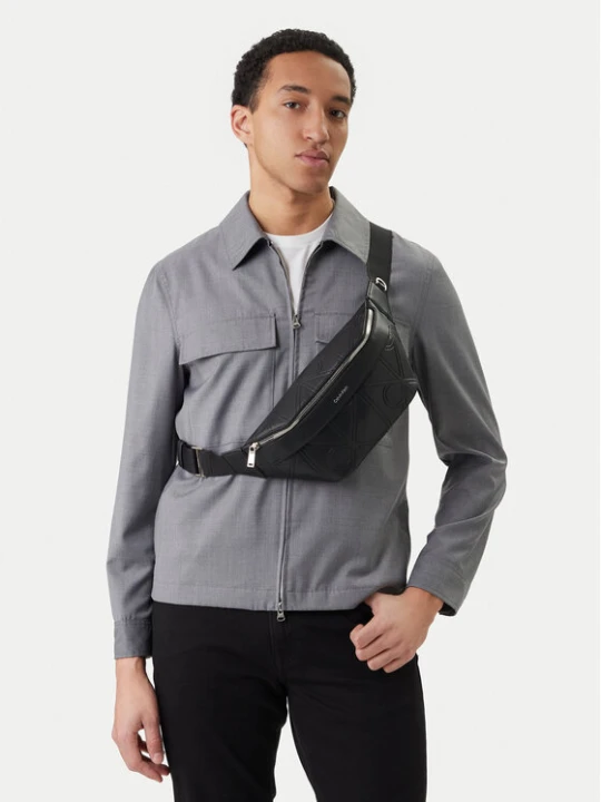 Zdjęcie produktu Calvin Klein Nerka Emblem Aop Emboss Waistbag LV04D3332G Czarny