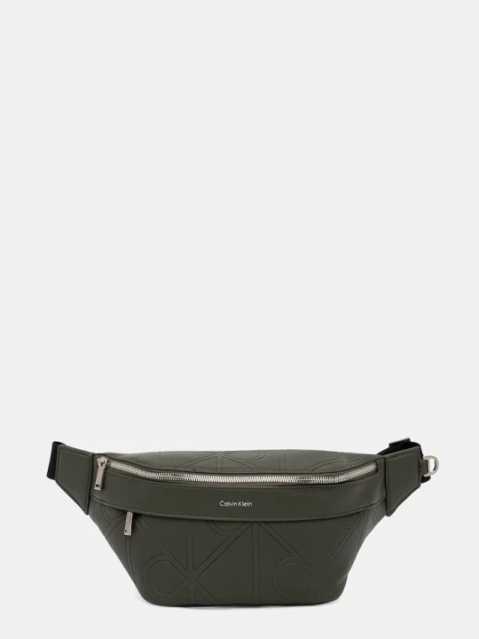 Zdjęcie produktu Calvin Klein nerka męska z imitacji skóry zielony
