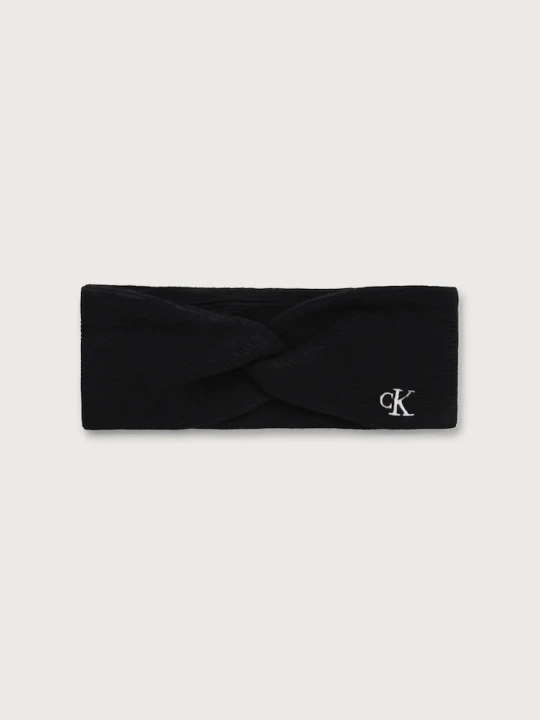 Zdjęcie produktu Calvin Klein opaska na głowę damska z wiskozy czarny