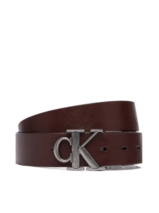 Zdjęcie produktu Calvin Klein Pasek Ck Buckle Tumbled 35Mm Adj/Rev LV04D7049G Brązowy