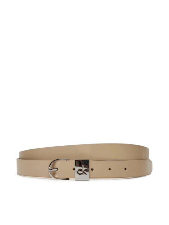 Zdjęcie produktu Calvin Klein Pasek Damski Ck Loop Rnd Buckle 2.5_Smooth K60K612936 Beżowy