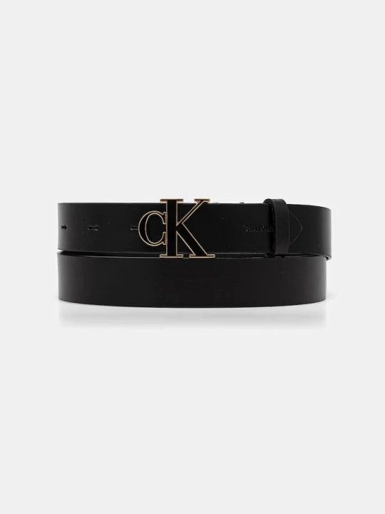Zdjęcie produktu Calvin Klein pasek damski skórzany czarny