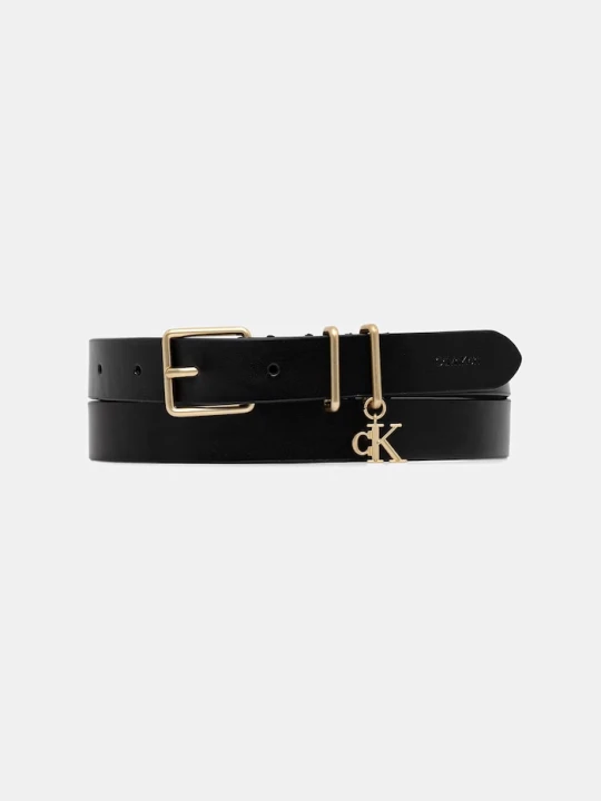 Zdjęcie produktu Calvin Klein pasek damski skórzany czarny