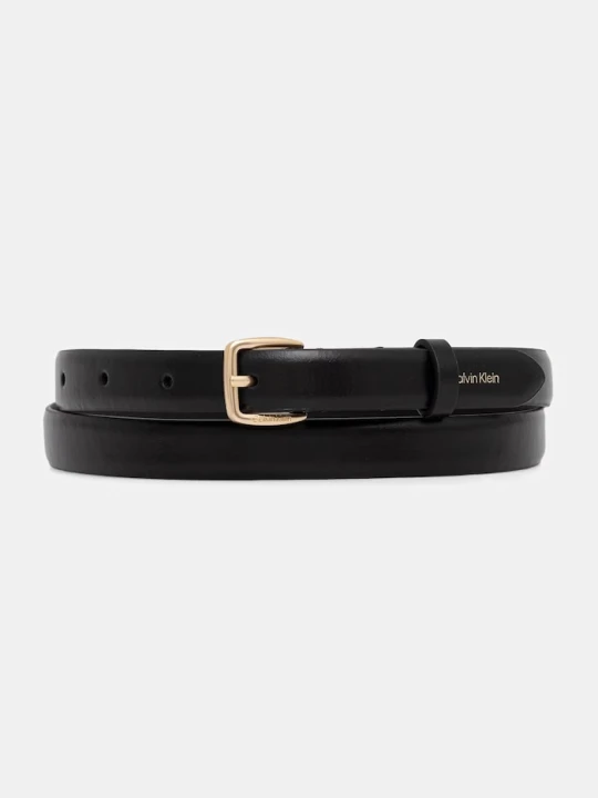 Zdjęcie produktu Calvin Klein pasek damski skórzany czarny