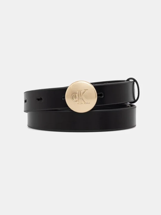 Zdjęcie produktu Calvin Klein pasek damski skórzany czarny