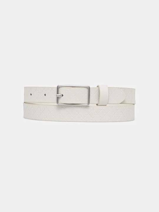 Zdjęcie produktu Calvin Klein pasek damski skórzany biały
