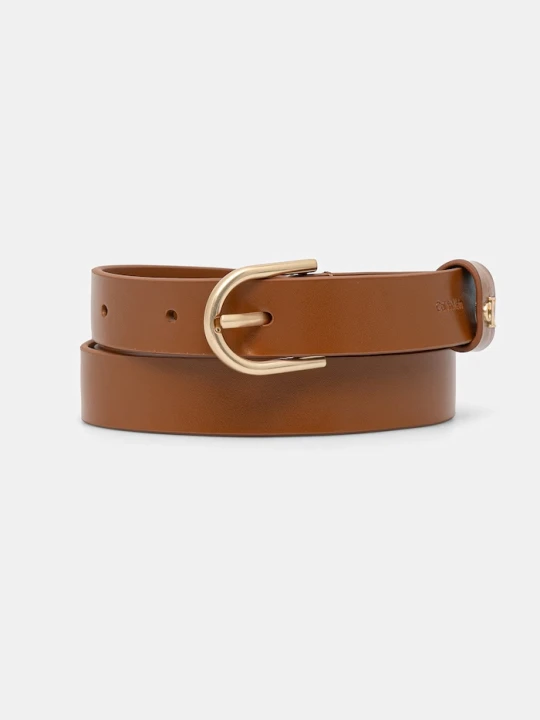 Zdjęcie produktu Calvin Klein pasek damski skórzany brązowy
