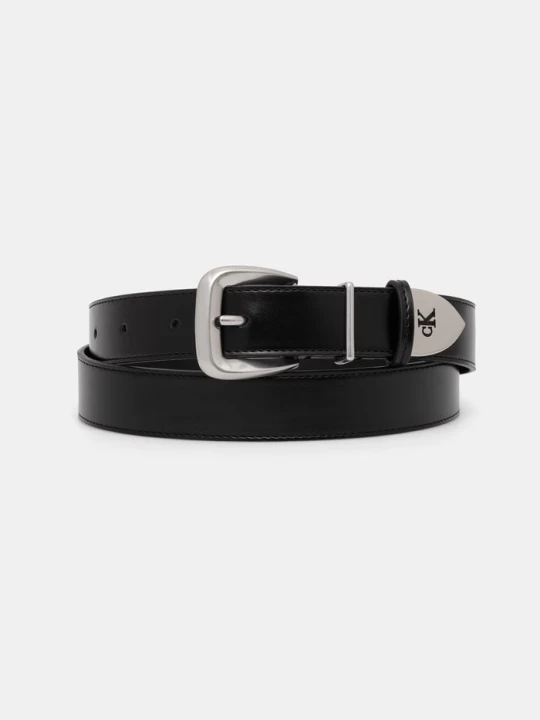 Zdjęcie produktu Calvin Klein pasek damski skórzany czarny