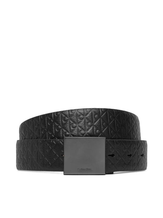 Zdjęcie produktu Calvin Klein Pasek Dress Plaque Pebble Aop 35Mm Ad LV04D7141G Czarny