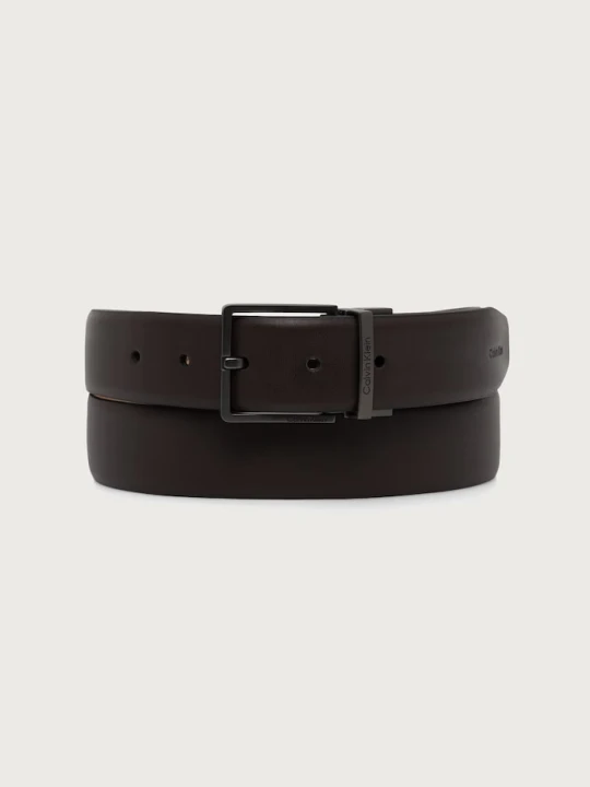 Zdjęcie produktu Calvin Klein pasek dwustronny męski skórzany brązowy
