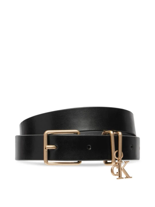 Zdjęcie produktu Calvin Klein Pasek Logo Charm Belt LV04F7086G Czarny