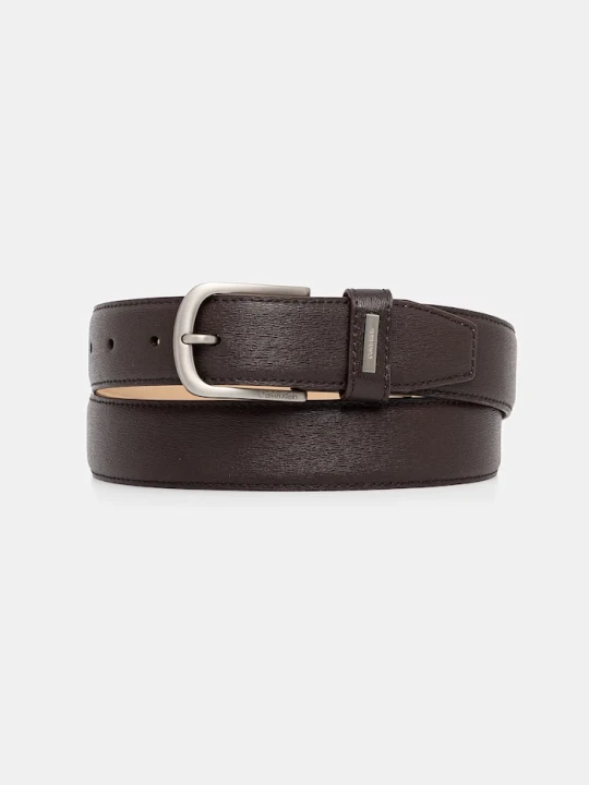Zdjęcie produktu Calvin Klein pasek męski skórzany brązowy