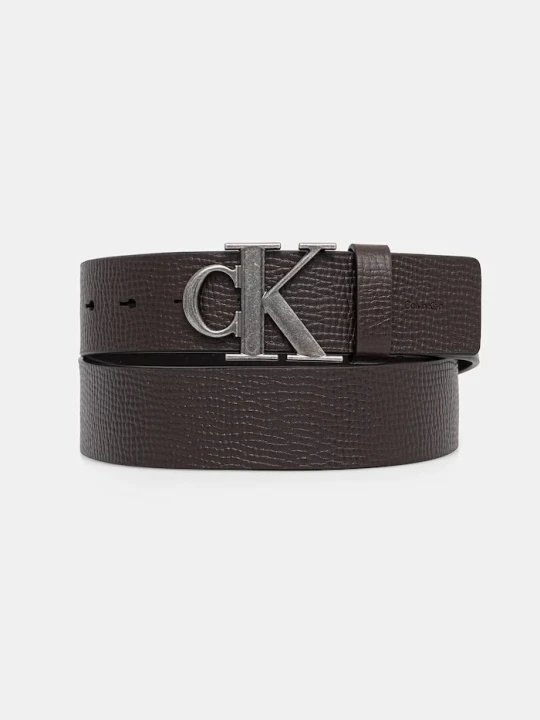 Zdjęcie produktu Calvin Klein pasek męski skórzany brązowy