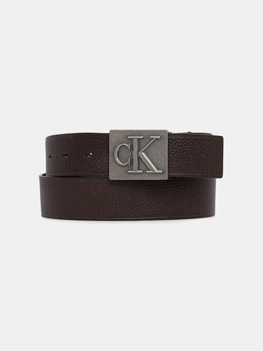 Zdjęcie produktu Calvin Klein pasek męski skórzany brązowy