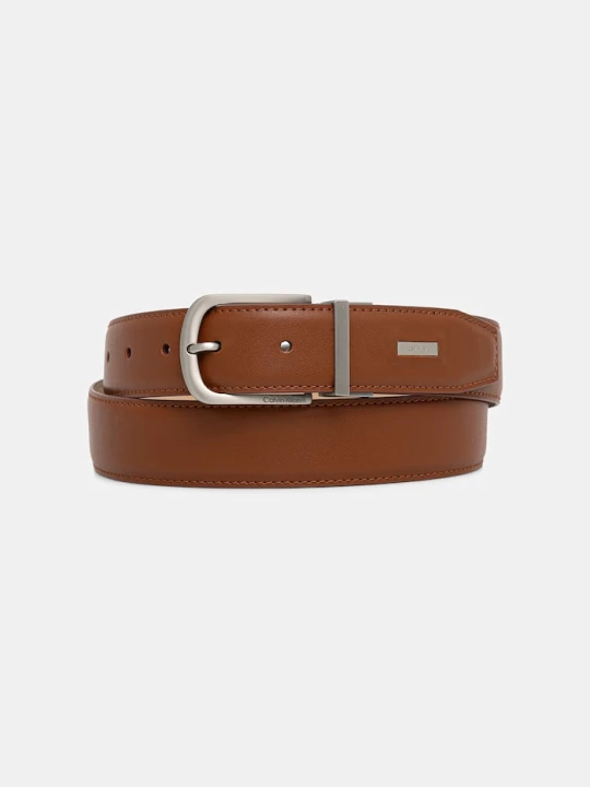 Zdjęcie produktu Calvin Klein pasek męski skórzany brązowy