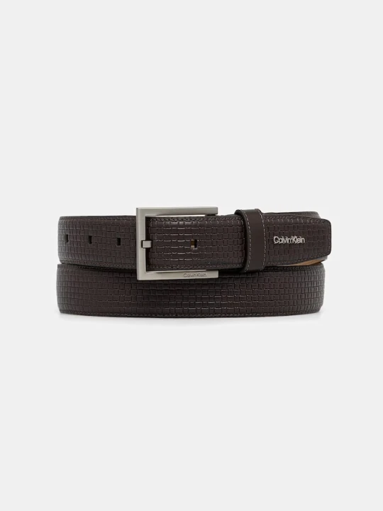 Zdjęcie produktu Calvin Klein pasek męski skórzany brązowy