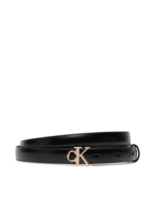 Zdjęcie produktu Calvin Klein Pasek Round Ck Buckle Smooth 15Mm LV04F7085G Czarny