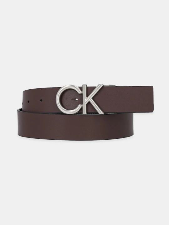 Zdjęcie produktu Calvin Klein pasek skórzany dwustronny brązowy