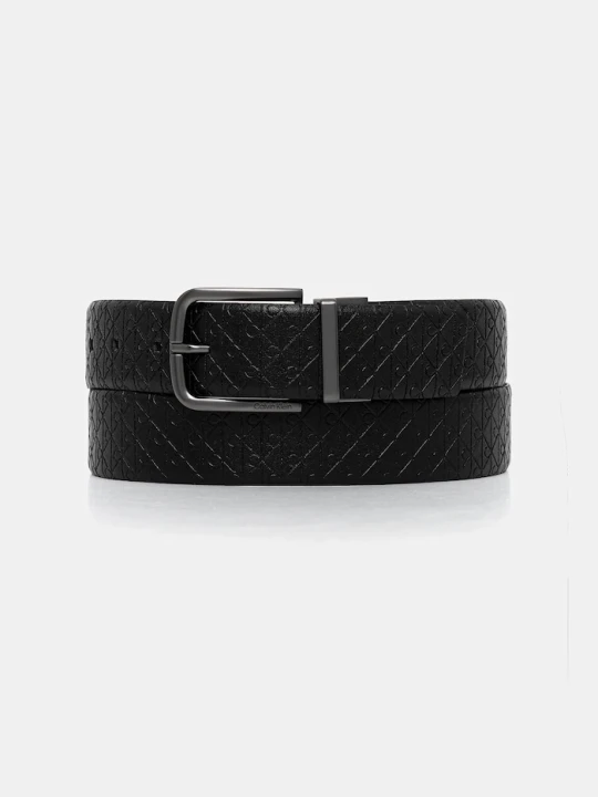 Zdjęcie produktu Calvin Klein pasek skórzany dwustronny czarny