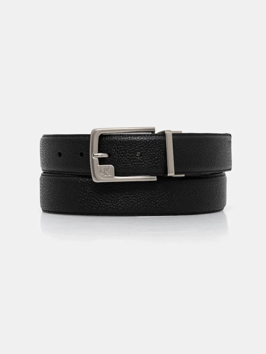 Zdjęcie produktu Calvin Klein pasek skórzany dwustronny czarny