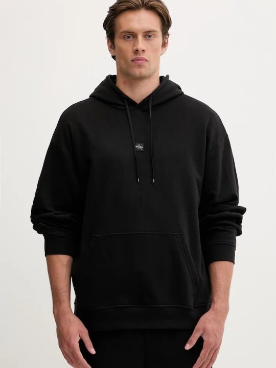 Zdjęcie produktu Calvin Klein Performance bluza z kapturem męska z bawełną czarny