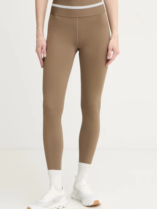 Zdjęcie produktu Calvin Klein Performance legginsy sportowe damskie brązowy