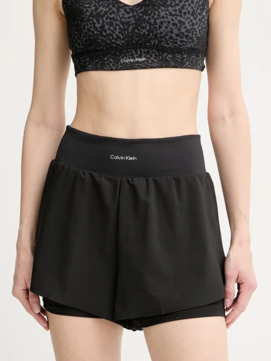 Zdjęcie produktu Calvin Klein Performance szorty sportowe damskie czarny